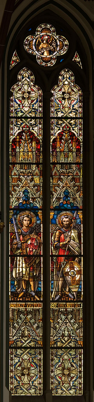 Chorfenster St.Viktor und St.Mauritius